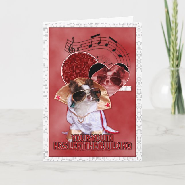 Geburtstag - Ihre Jugend hat das Gebäude Links Karte (Vorderseite)