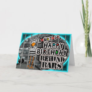 Geburtstag im Gefängnis Karte