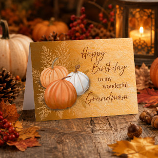 Geburtstag im Herbst glückliche Geburtstag wunderv Karte