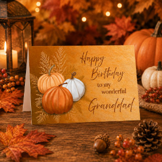 Geburtstag im Herbst glücklicher Geburtstag wunder Karte