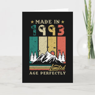 Geburtstag im Jahr 1993 Vintage Karte