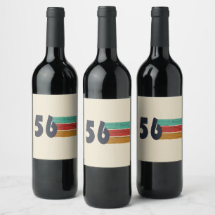 Geburtstag im Jahrgang 1956 70. Geburtstagsfeier Weinetikett