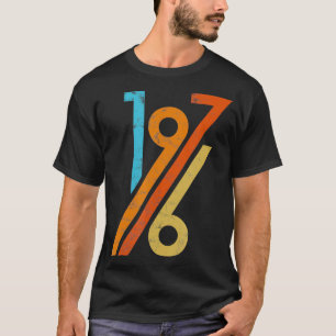 Geburtstag im Vintage-Stil der 70er Jahre 1976 T-Shirt