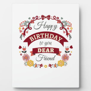 Geburtstag ist eine jährliche Sache Fotoplatte