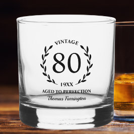 Geburtstag Jahr des vollkommenen Individuellen Nam Whiskyglas