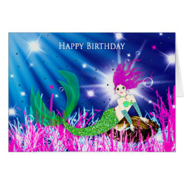 Geburtstag, jemand Besonderes, Meerjungfrau in der