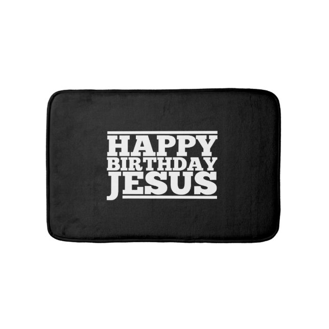 Geburtstag Jesus Weihnachten Badematte (Vorderseite)