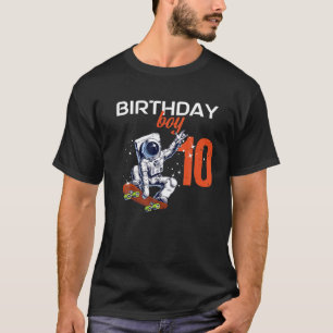 Geburtstag Junge 10 Jahre alter Astronauten Weltra T-Shirt