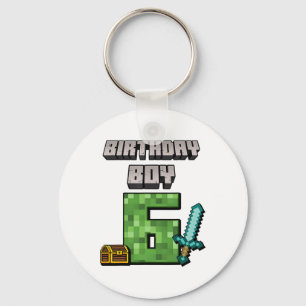 Geburtstag Junge 6. Geburtstag Ich bin 6 Jahre alt Schlüsselanhänger