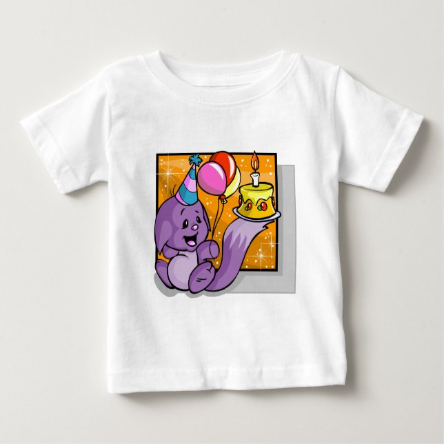 Geburtstag Kacheek Baby T-shirt (Vorderseite)