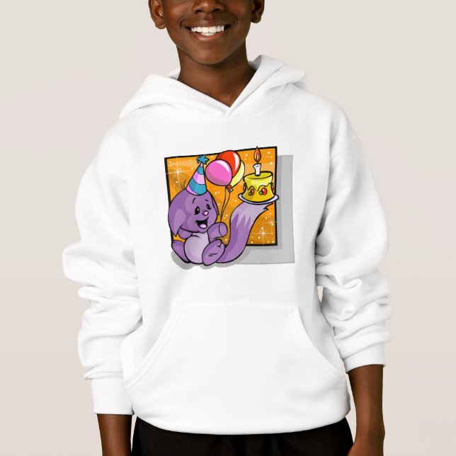 Geburtstag Kacheek Hoodie (Vorderseite)
