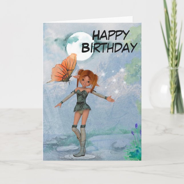 Geburtstag Karte (Vorderseite)