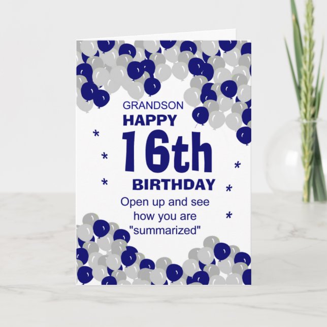 Geburtstag Karte (Vorderseite)