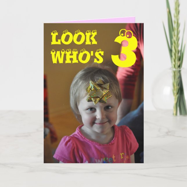 Geburtstag Karte (Vorderseite)