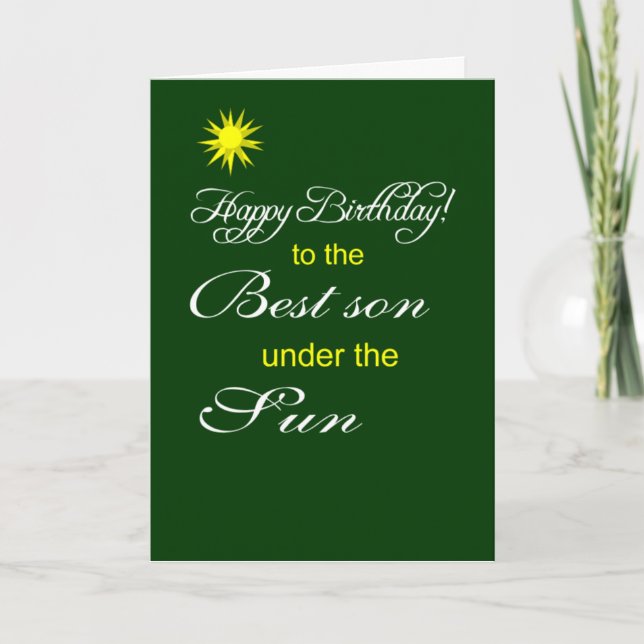 Geburtstag Karte (Vorderseite)