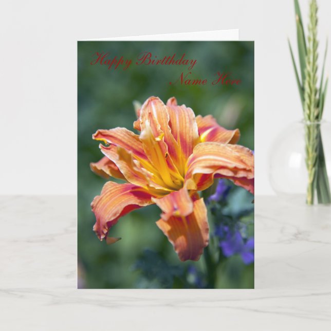 Geburtstag Karte (Vorderseite)