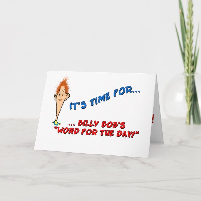 Geburtstag Karte (Vorderseite)