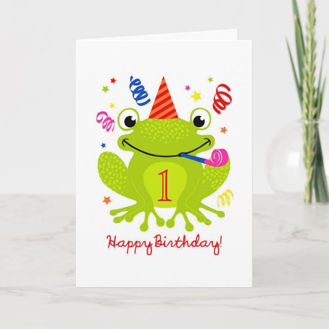 Geburtstag Karte (Vorderseite)