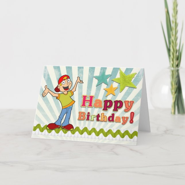 Geburtstag Karte (Vorderseite)