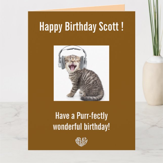 Geburtstag Karte (Vorderseite)