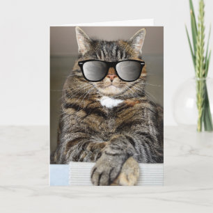 GEBURTSTAG KATSUNGLASSEN GREETINGKARTE KARTE
