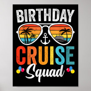 Geburtstag Kreuzfahrt Geschenke 2025 Matching Part Poster