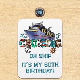 Geburtstag Kreuzfahrt Personalisiert Oh Schiff Magnet