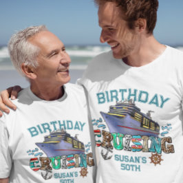 Geburtstag Kreuzfahrt Personalisiert T-Shirt