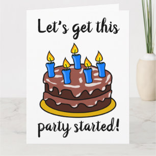 GEBURTSTAG LASSEN SIE UNS DIESES PARTY MIT DER GRO KARTE