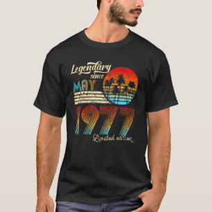 Geburtstag Legendär seit Mai 1977 Geschenk T-Shirt