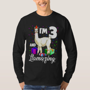 Geburtstag Llama Alpaca Im 3 und Llamazing Party T-Shirt