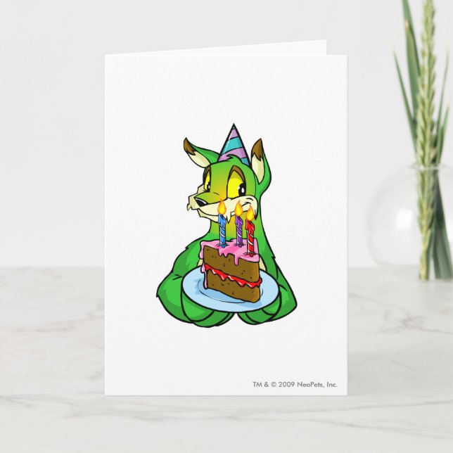 Geburtstag Lupe Karte (Vorderseite)