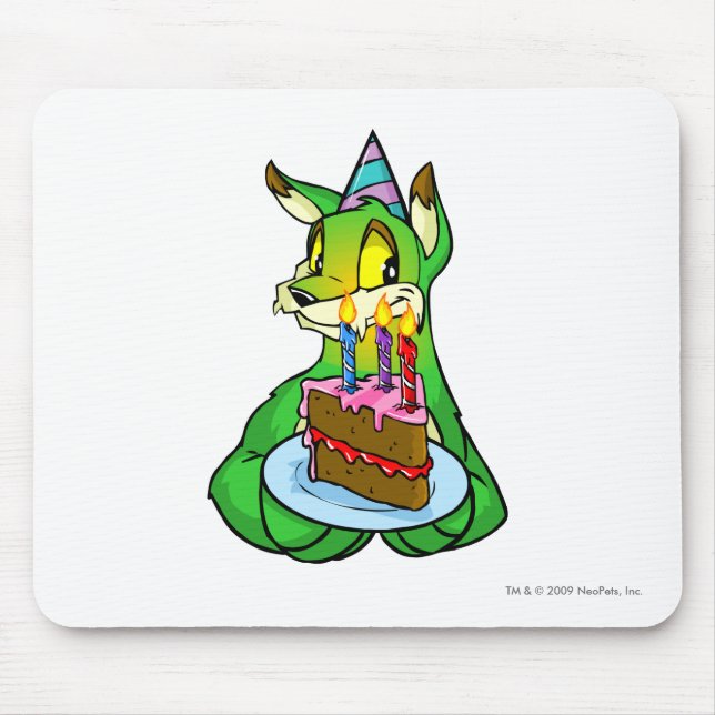 Geburtstag Lupe Mousepad (Vorne)
