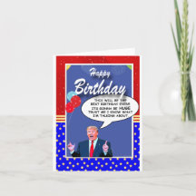 GEBURTSTAG lustiger TRUMP (PERSONALISIEREN)