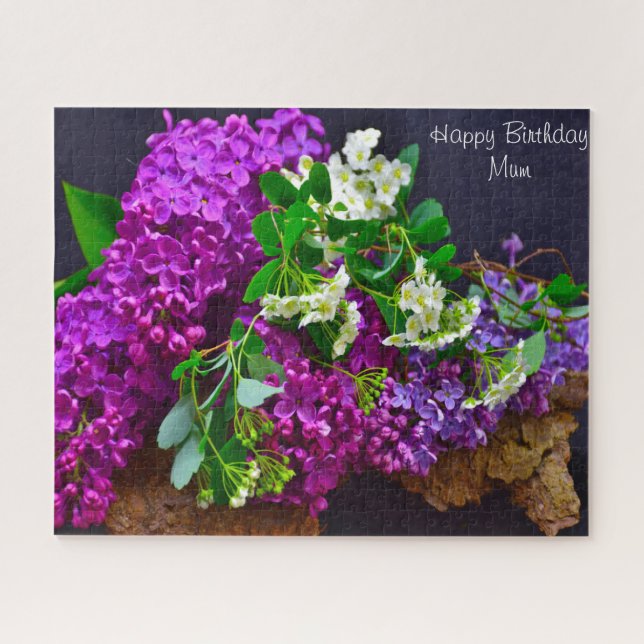Geburtstag Mama Puzzle (Horizontal)