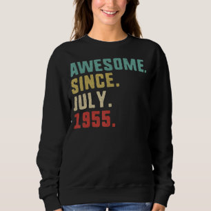 Geburtstag Männer Phantastisch seit Juli 1955 Sweatshirt