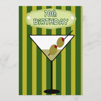 Geburtstag Martini-Party Einladung