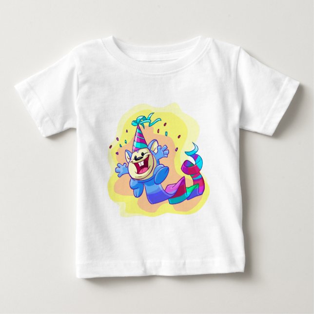 Geburtstag Meerca Baby T-shirt (Vorderseite)