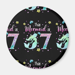 Geburtstag Meerjungfrau Geschenk für Mädchen Merma Magnet