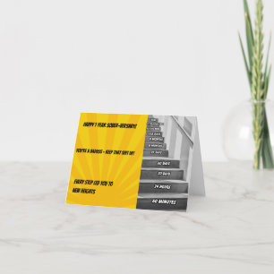 Geburtstag/Meilenstein-Karte für ein Jahr Dankeskarte