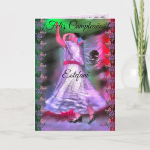 Geburtstag Mexican Dancer 0175 Karte