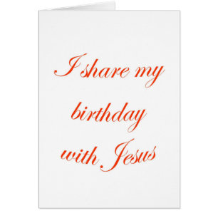 Geburtstag mit Jesus