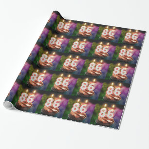 Geburtstag mit Kerzen Geschenkpapier