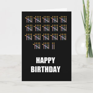 Geburtstag mit Kerzen Karte
