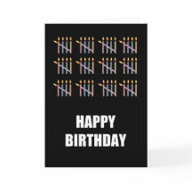 Geburtstag mit Kerzen