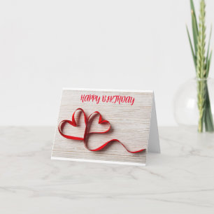 GEBURTSTAG "MIT LIEBE GEFÜLLT" KARTE