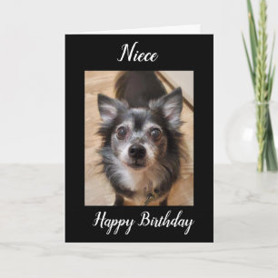 GEBURTSTAG MIT LIEBE **NIECE** KARTE