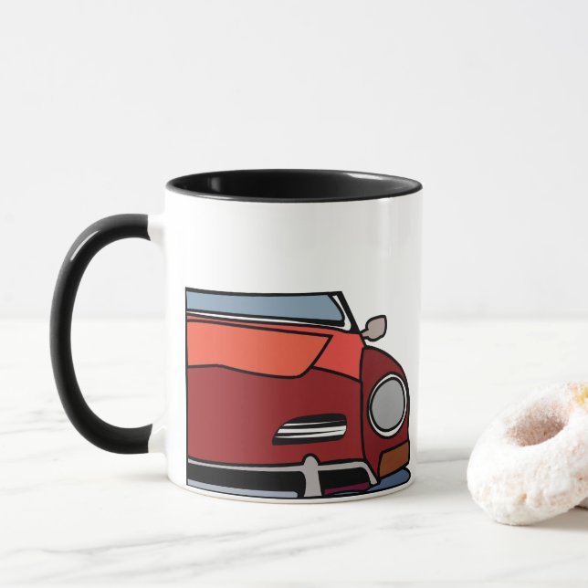 Geburtstag mit Oldtimer Tasse (Mit Donut)