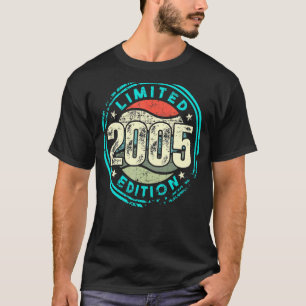 Geburtstag mit und Geboren im Jahr 2005 Vintag T-Shirt