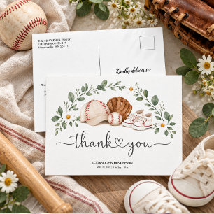 Geburtstag mit Vintage-Wasserfarben-Baseball zum e Feiertagspostkarte